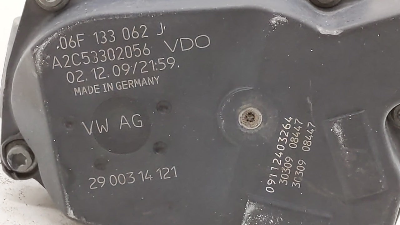 2009-2017 Volkswagen Cc Throttle Body P/N:E8-2103-0-09305-00485 06F 133 062 E Fits OEM Used Auto Parts - Oemusedautoparts1.c