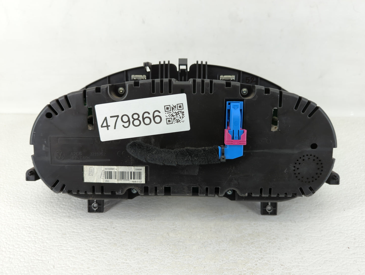2009-2010 Volkswagen Cc Instrument Cluster Speedometer Gauges P/N:A2C53356114 Fits Fits 2009 2010 OEM Used Auto Parts - Oemu