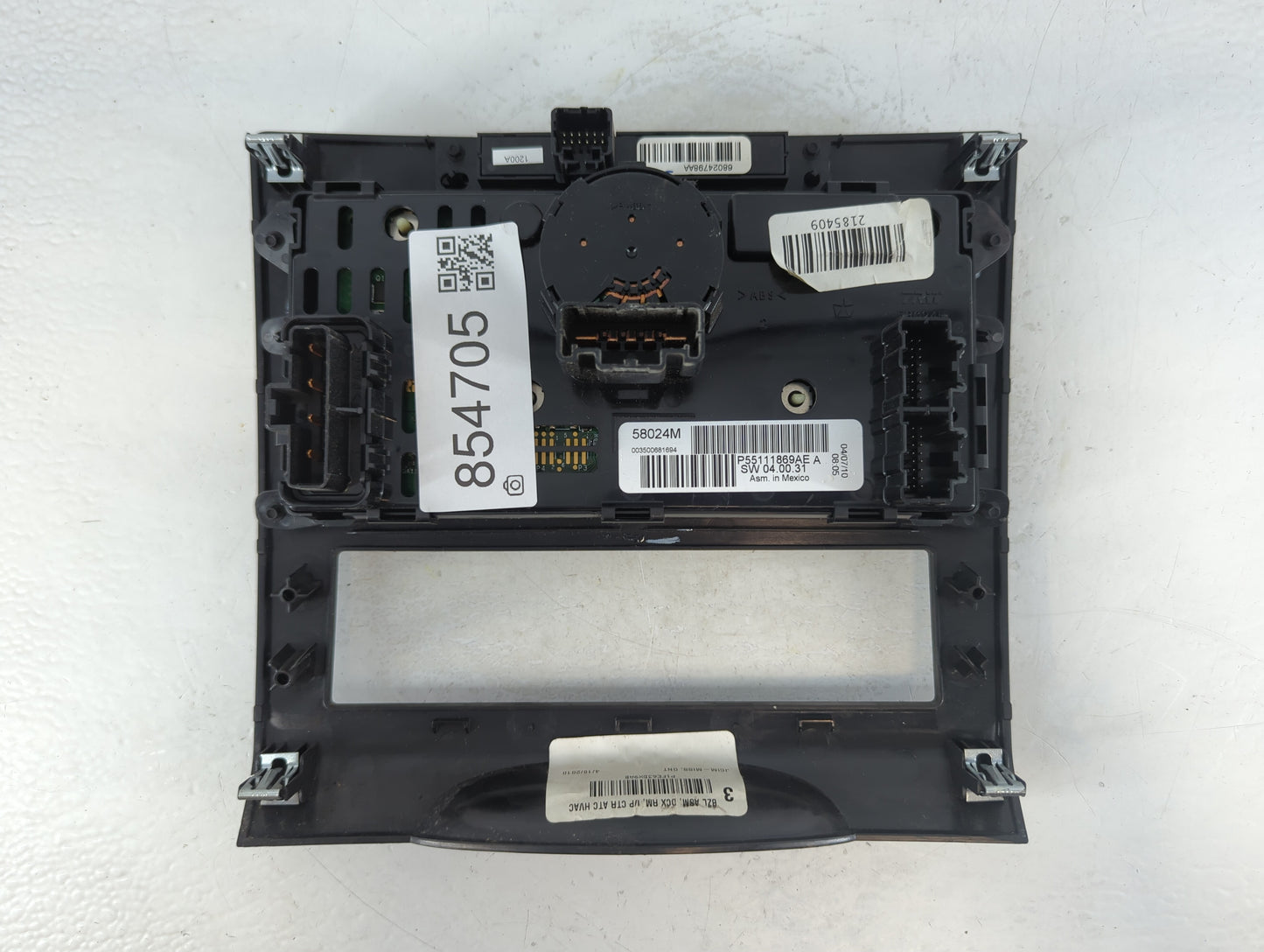 2010 Volkswagen Routan Climate Control Module Temperature AC/Heater Replacement P/N:SW 04 00 31 P55111869AE A, 58024M Fits O