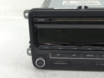 2009-2017 Volkswagen Tiguan Radio AM FM Cd Player Receiver Replacement P/N:5N0 035 164 D 1K0 035 161 D Fits OEM Used Auto Parts