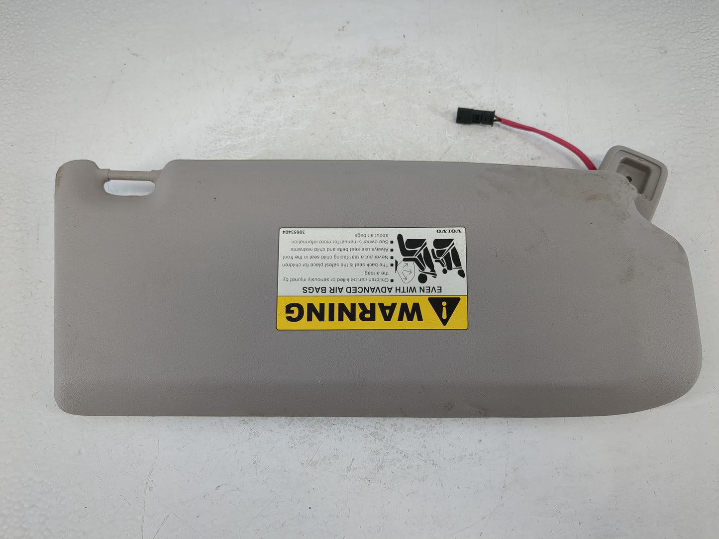 2010 Volvo V40 Sun Visor Shade Replacement Driver Left Mirror Fits Fits 2007 2008 2009 2011 OEM Used Auto Parts - Oemusedaut