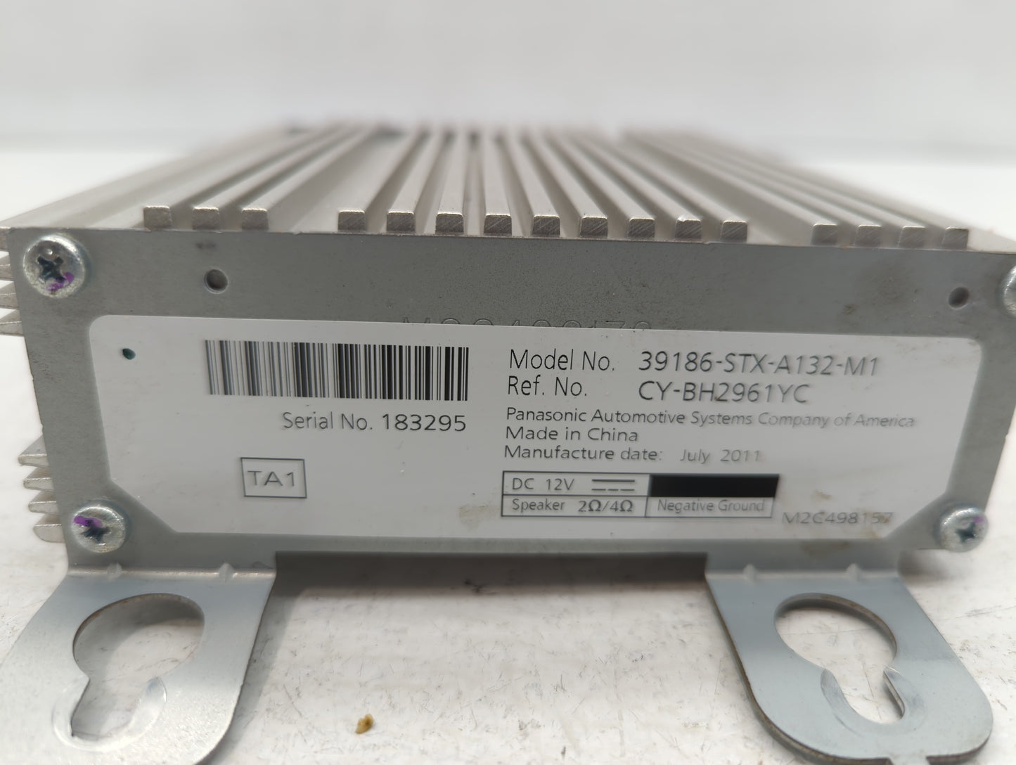 2010-2013 Acura Mdx Radio AM FM Cd Player Receiver Replacement P/N:39186-STX-A132-M1 Fits Fits 2010 2011 2012 2013 OEM Used