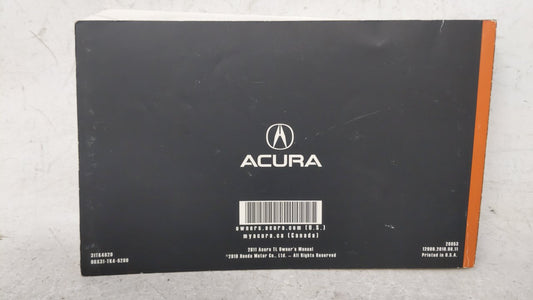 2011 Acura Tl Owners Manual Book Guide OEM Used Auto Parts