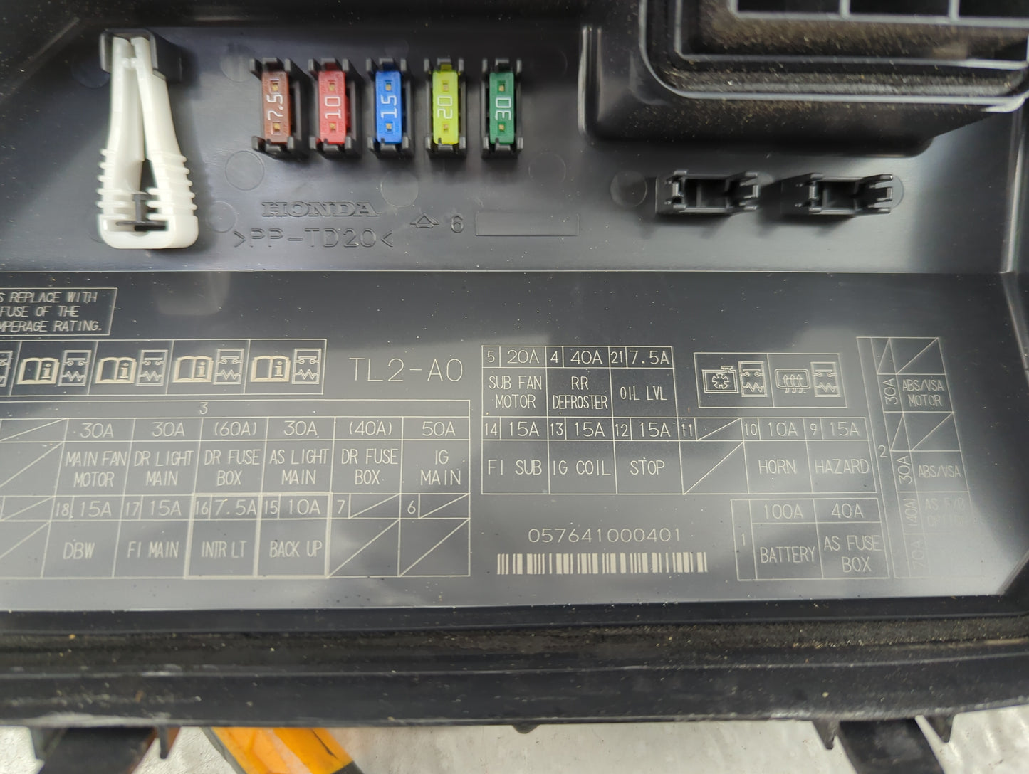 2009-2014 Acura Tsx Fusebox Fuse Box Panel Relay Module P/N:103010833 Fits Fits 2009 2010 2011 2012 2013 2014 OEM Used Auto