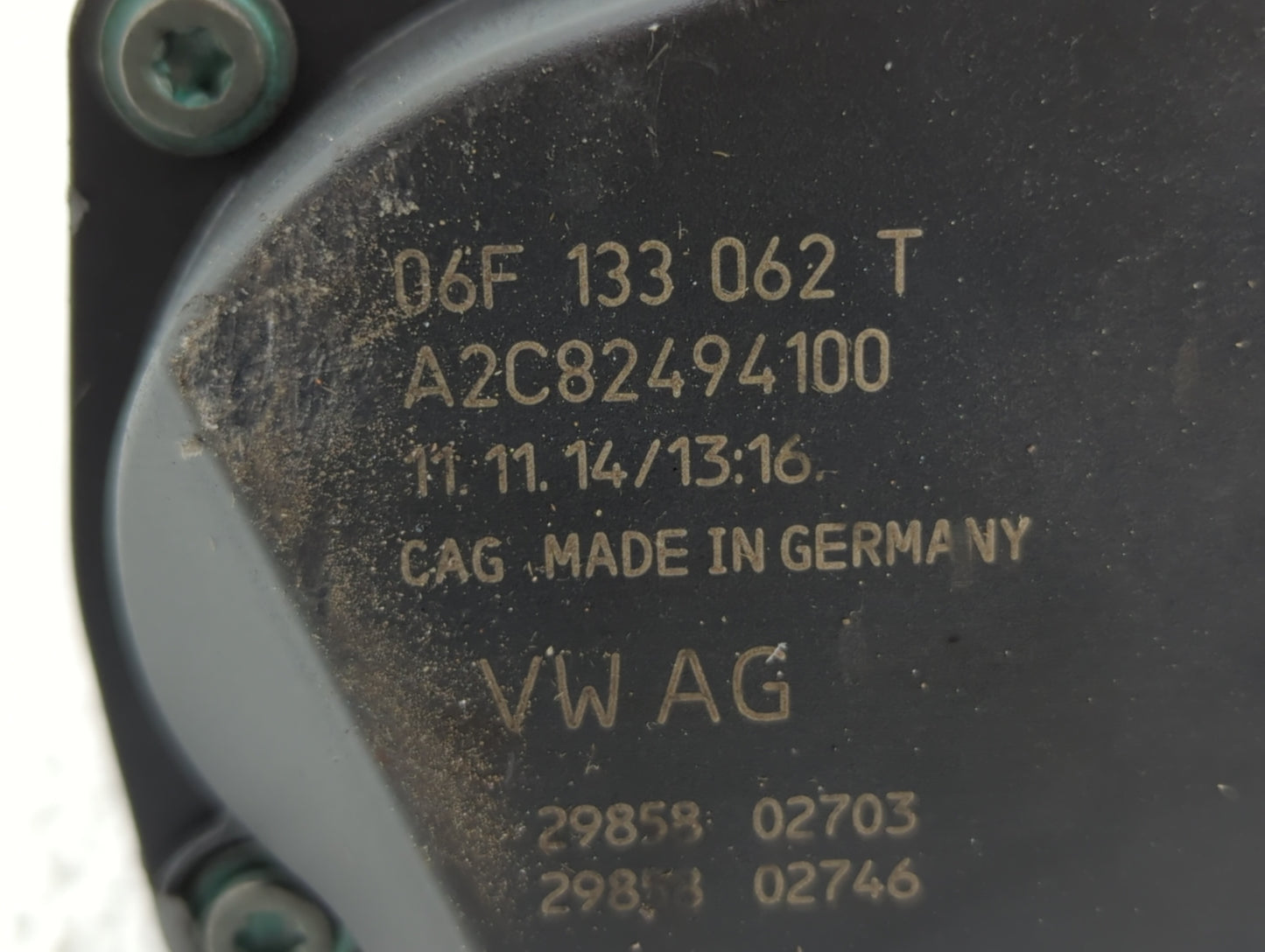 2006-2018 Audi A3 Throttle Body P/N:06F 133 062 T 06F 133 062 Q Fits OEM Used Auto Parts - Oemusedautoparts1.com