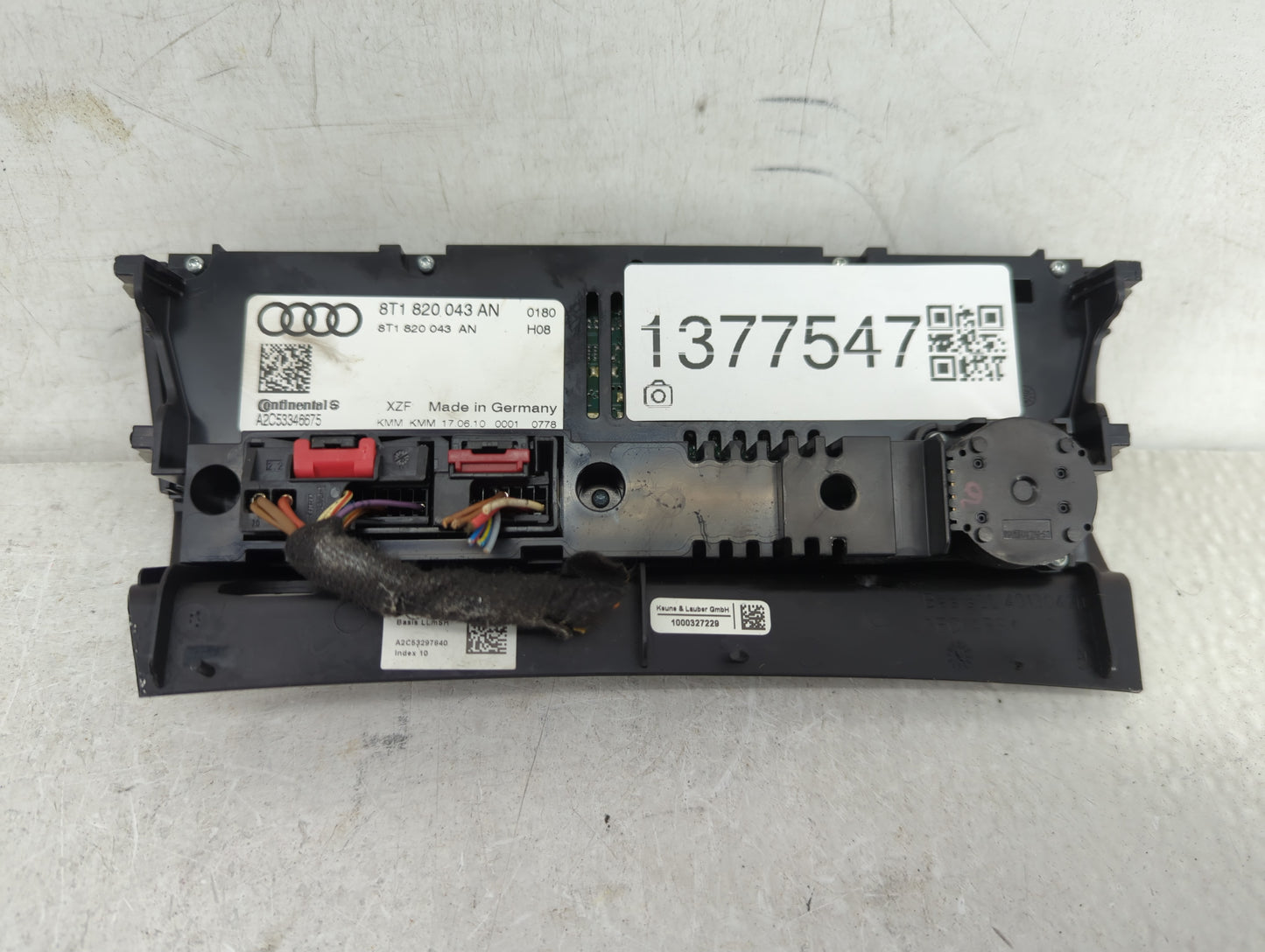 2009-2012 Audi A4 Climate Control Module Temperature AC/Heater Replacement P/N:8T1 820 043 AN Fits Fits 2008 2009 2010 2011
