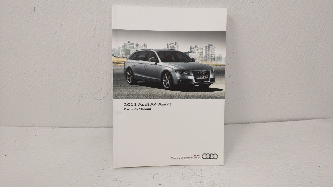 2011 Audi A4 Owners Manual Book Guide OEM Used Auto Parts - Oemusedautoparts1.com