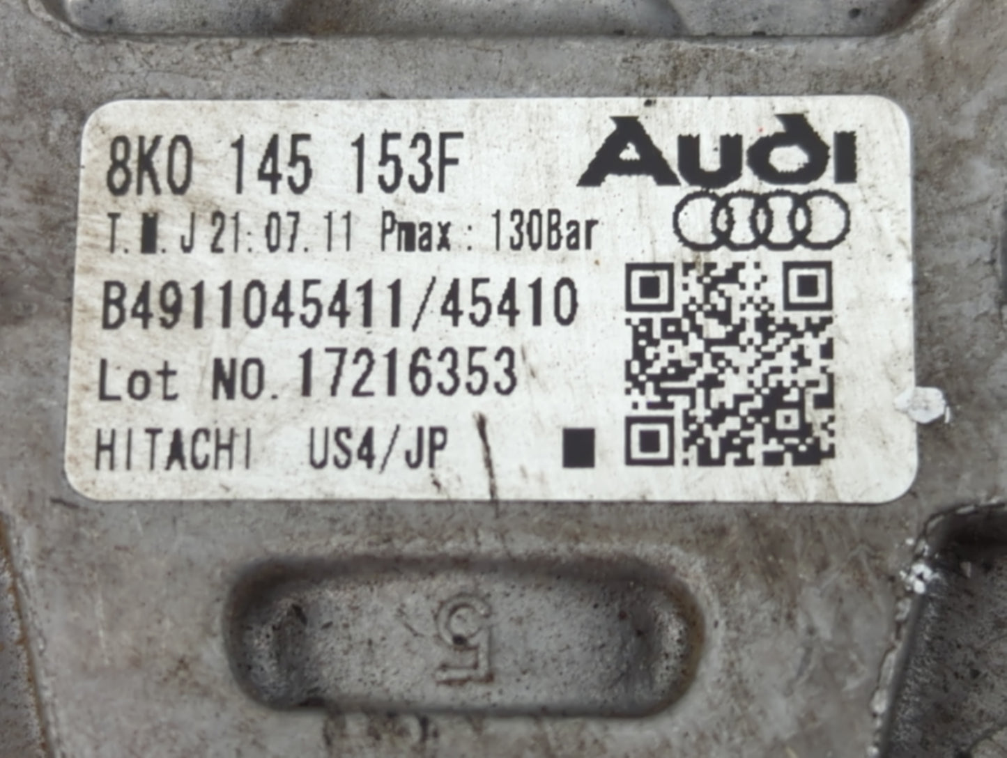 2009-2012 Audi A4 Power Steering Column Pump Oem - Oemusedautoparts1.com