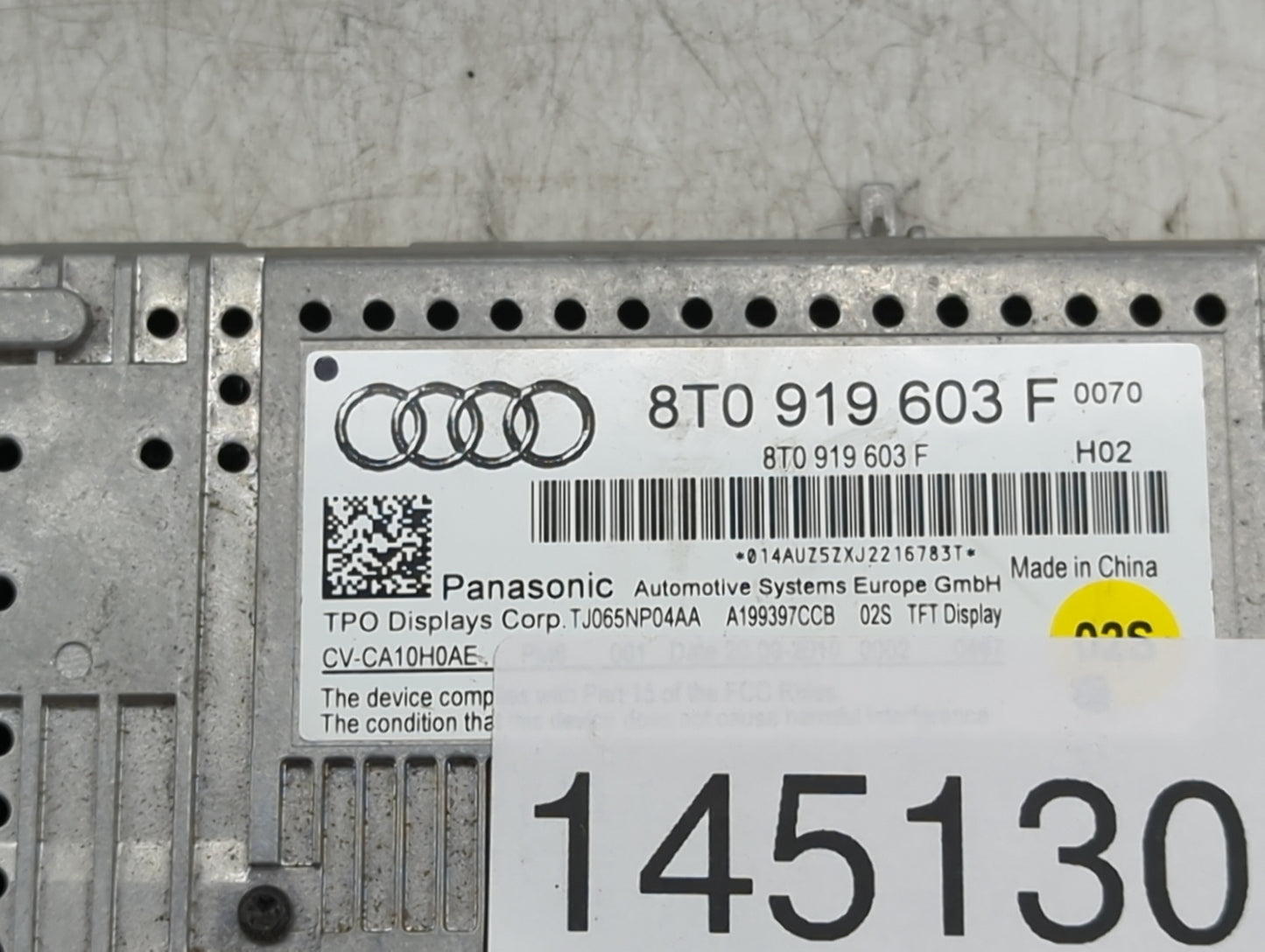 2011 Audi A4 Information Display Screen - Oemusedautoparts1.com