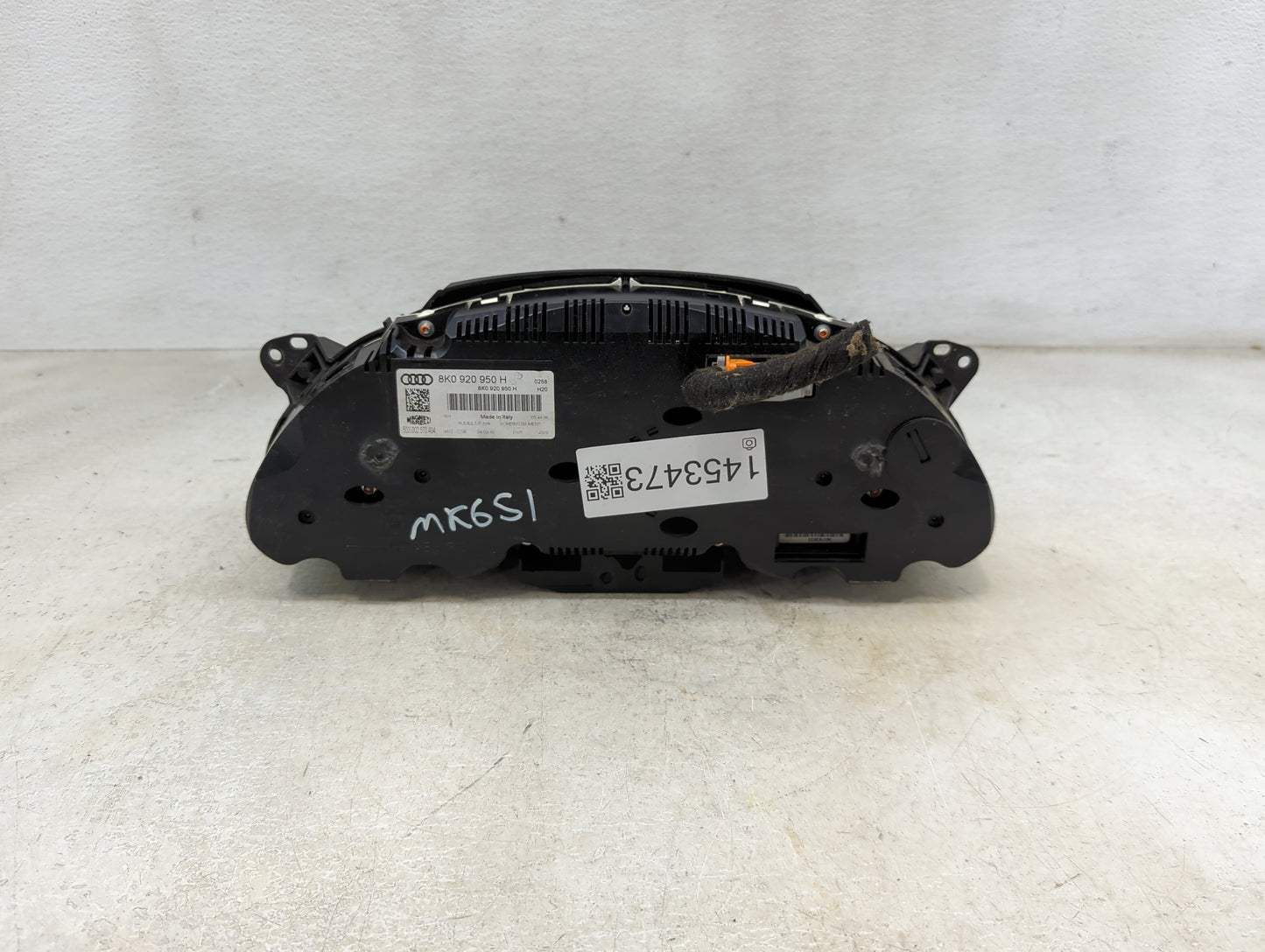 2010-2012 Audi A4 Instrument Cluster Speedometer Gauges P/N:8K0 920 950 H Miles: Fits Fits 2010 2011 2012 OEM Used Auto Part