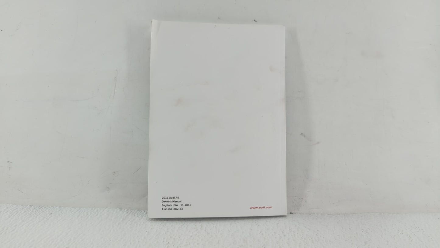 2011 Audi A4 Owners Manual Book Guide OEM Used Auto Parts - Oemusedautoparts1.com