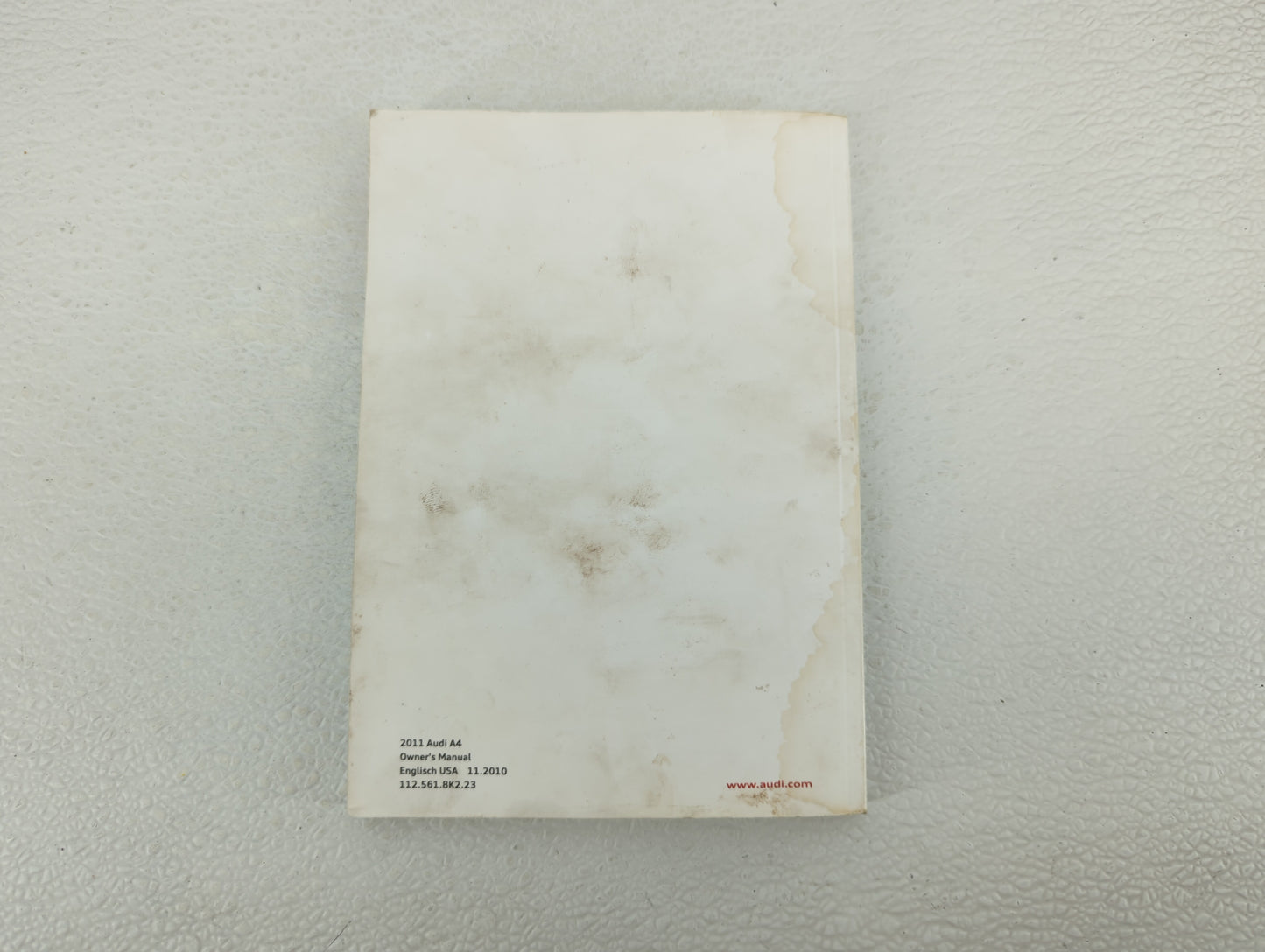 2011 Audi A4 Owners Manual Book Guide OEM Used Auto Parts - Oemusedautoparts1.com