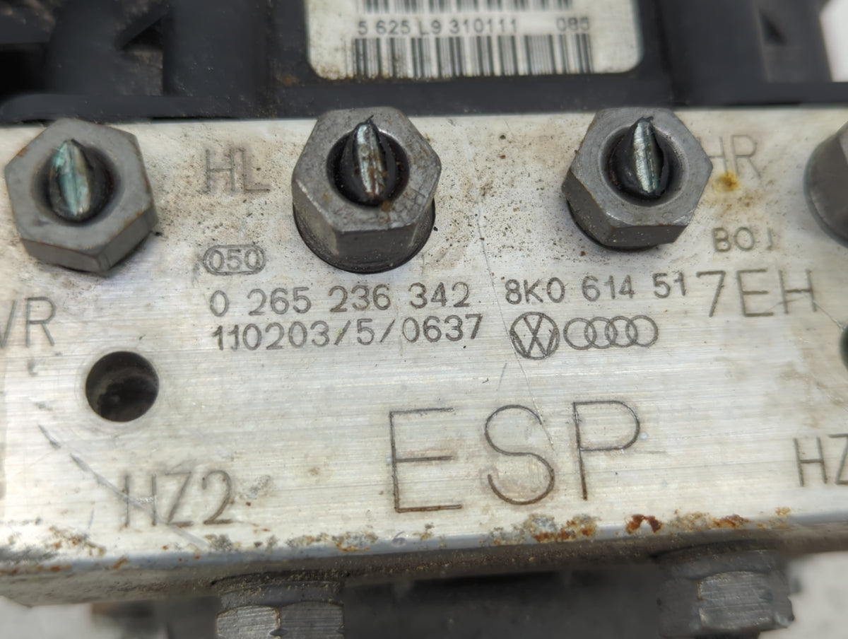 2010-2012 Audi A5 Anti-Lock Brake ABS Pump Module Actuator OEM P/N:0265236342 8K0614517EH Fits Fits 2009 2010 2011 2012 OEM