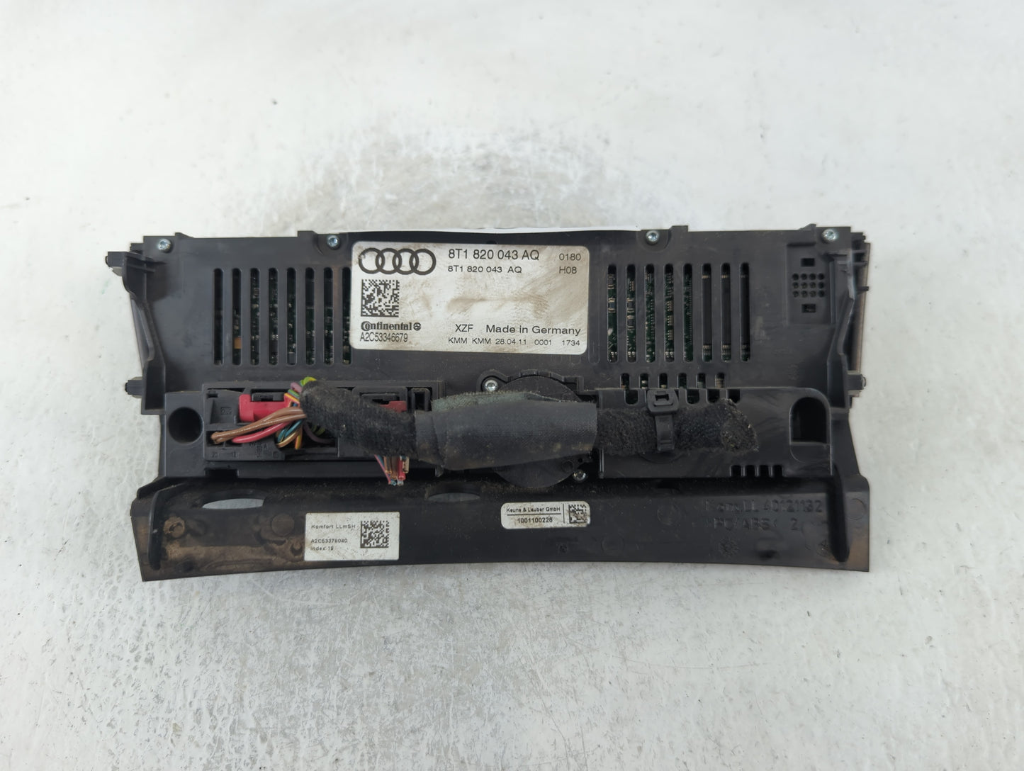 2010-2013 Audi A5 Climate Control Module Temperature AC/Heater Replacement P/N:8T1 B820 043 AQ Fits Fits 2009 2010 2011 2012