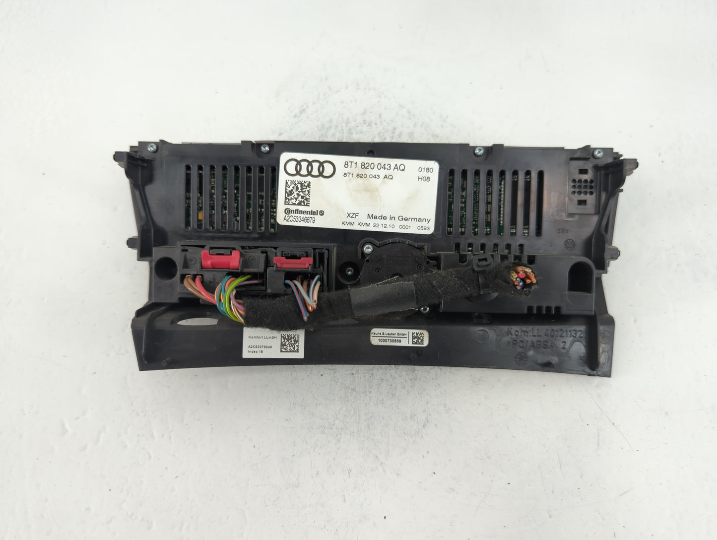 2008-2013 Audi A5 Climate Control Module Temperature AC/Heater Replacement P/N:8T1 820 043 AQ Fits OEM Used Auto Parts - Oem