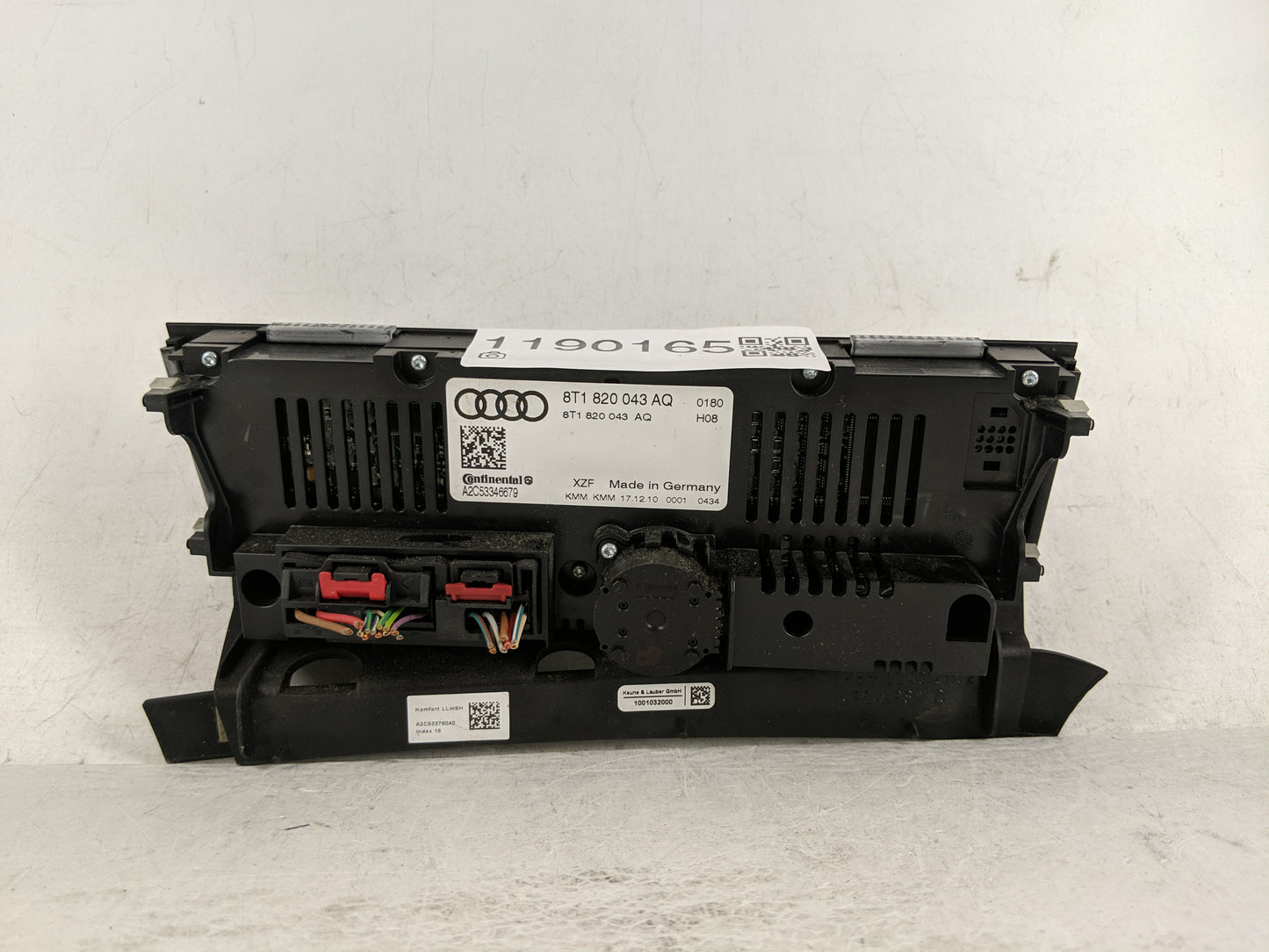 2009-2012 Audi Q5 Climate Control Module Temperature AC/Heater Replacement P/N:8T1 820 043 AQ Fits OEM Used Auto Parts - Oem