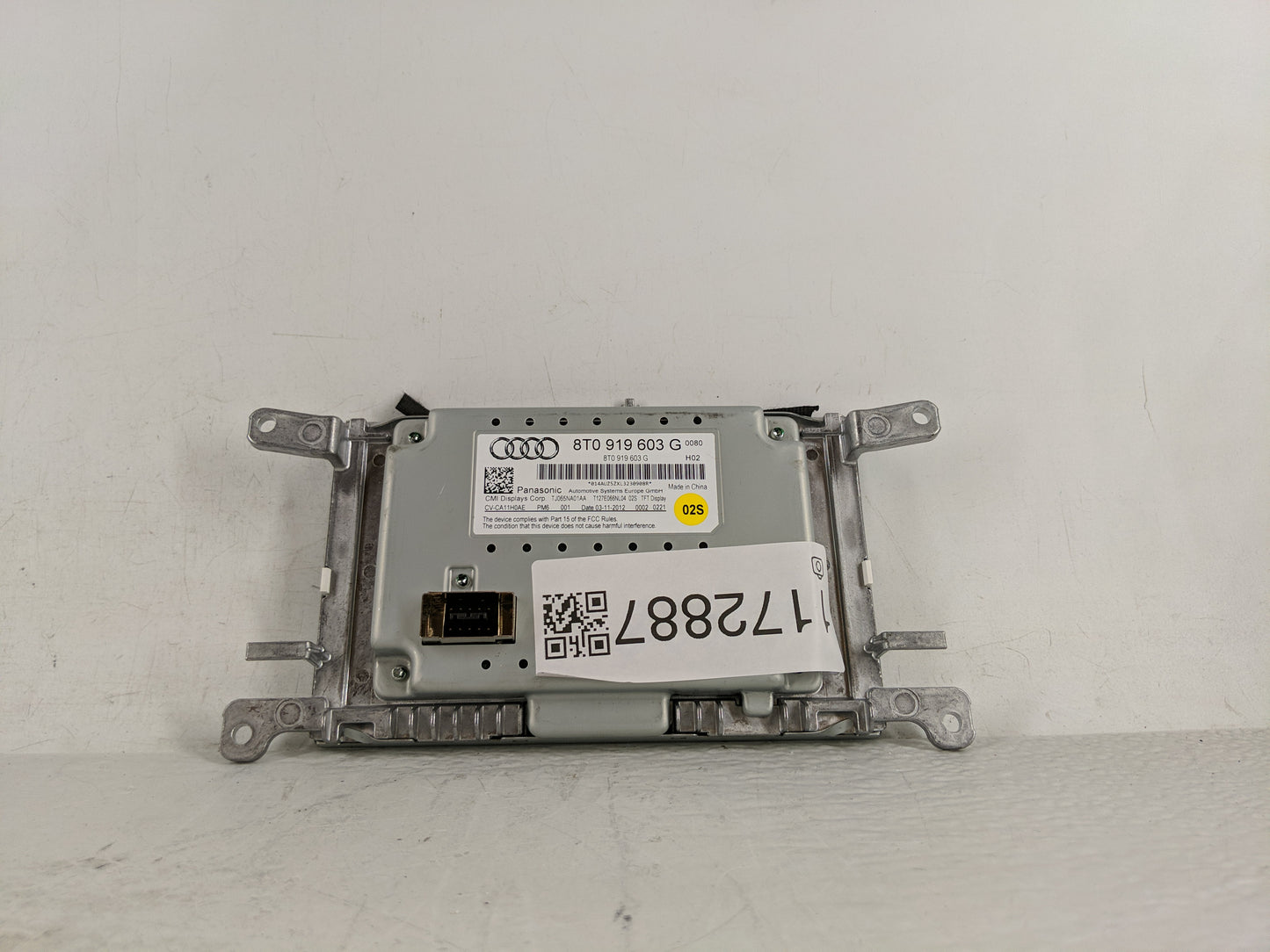 2011 Audi S4 Radio AM FM Cd Player Receiver Replacement P/N:8F0919604 Fits Fits 2006 OEM Used Auto Parts - Oemusedautoparts1