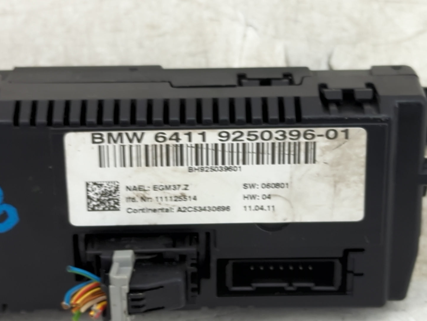 2011-2013 Bmw 328 Climate Control Module Temperature AC/Heater Replacement P/N:9250396-01 64119250396-01 Fits Fits 2011 2012