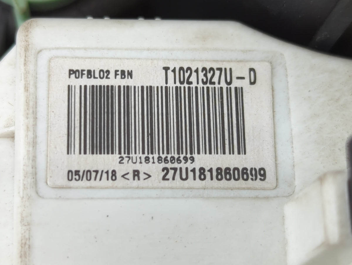 2007-2013 Bmw 328i Heater AC Blower Motor P/N:T1021327U-D Fits OEM Used Auto Parts - Oemusedautoparts1.com