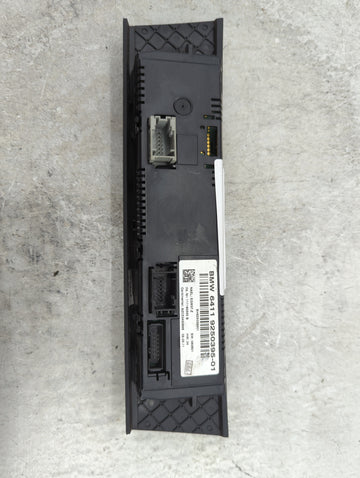 2011-2013 Bmw 328i Climate Control Module Temperature AC/Heater Replacement P/N:9250395-01 Fits Fits 2011 2012 2013 OEM Used Auto Parts