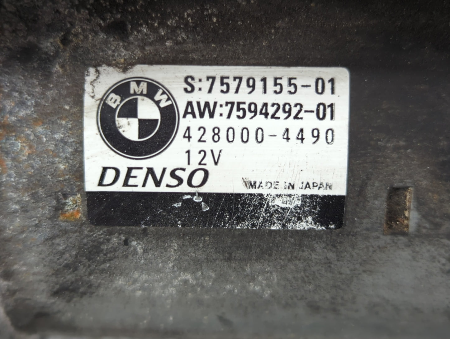 2007-2011 Bmw 328i Car Starter Motor Solenoid OEM P/N:728000-4490 7594292-01 Fits Fits 2005 2006 2007 2008 2009 2010 2011 OE