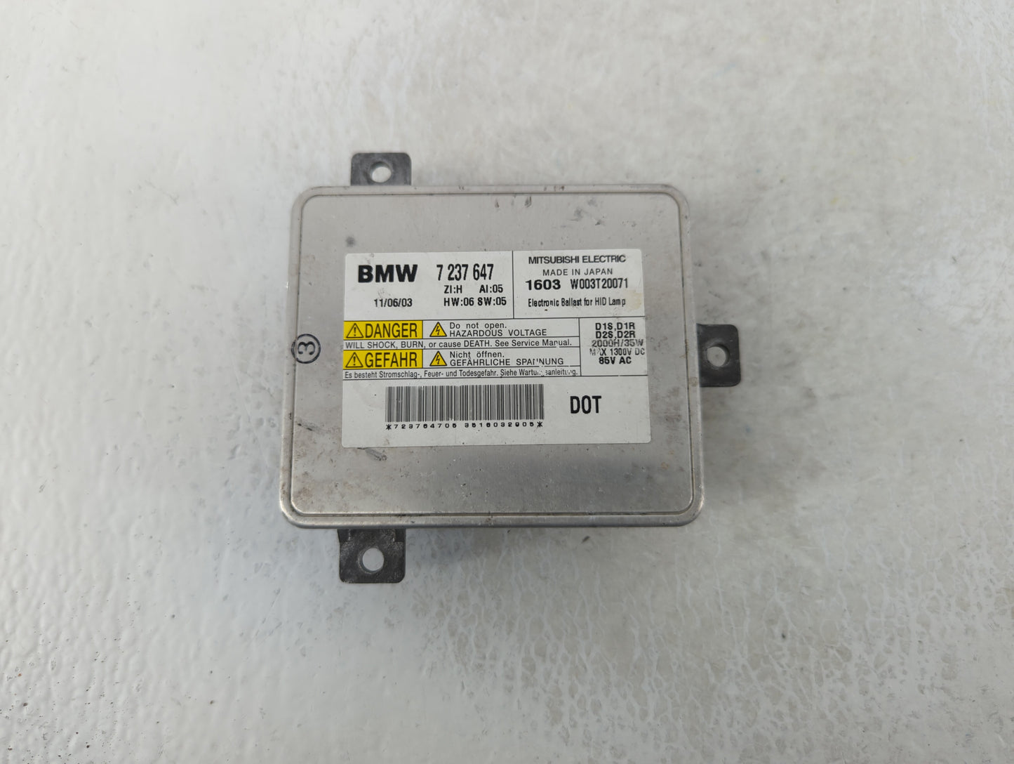 2011-2013 Bmw 328i Headlight Ballast Head Light - Oemusedautoparts1.com