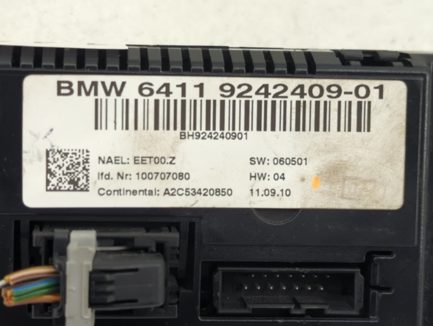 2010-2011 Bmw 335 Climate Control Module Temperature AC/Heater Replacement P/N:64119242409-01 A2C53420850 Fits OEM Used Auto