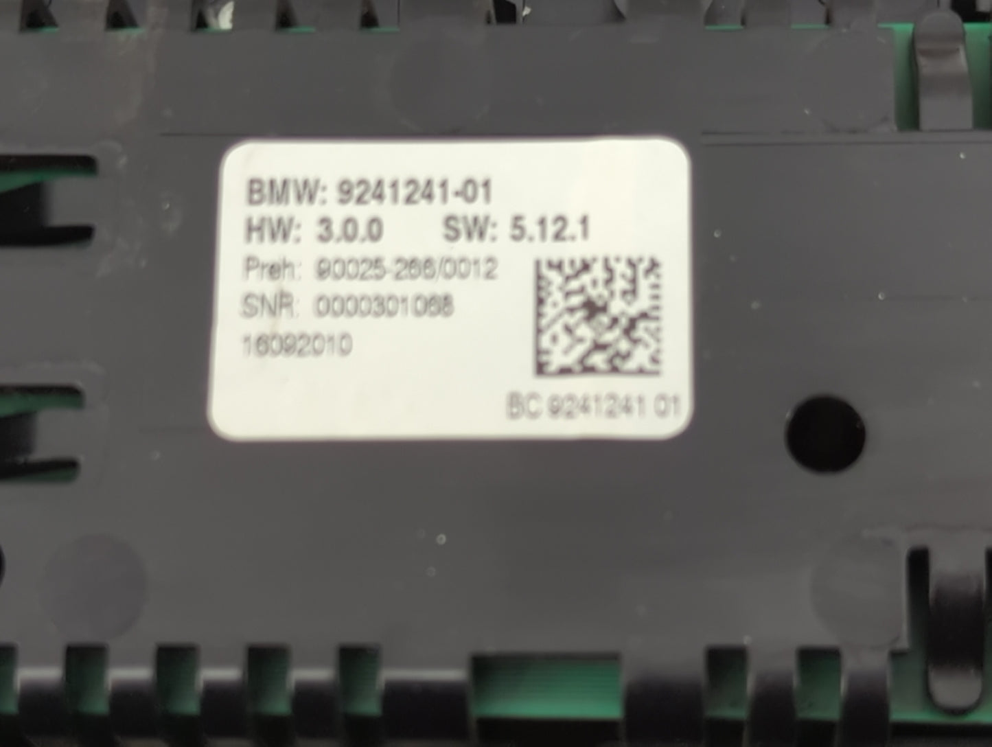 2011-2016 Bmw 528i Climate Control Module Temperature AC/Heater Replacement Fits Fits 2011 2012 2013 2014 2015 2016 OEM Used