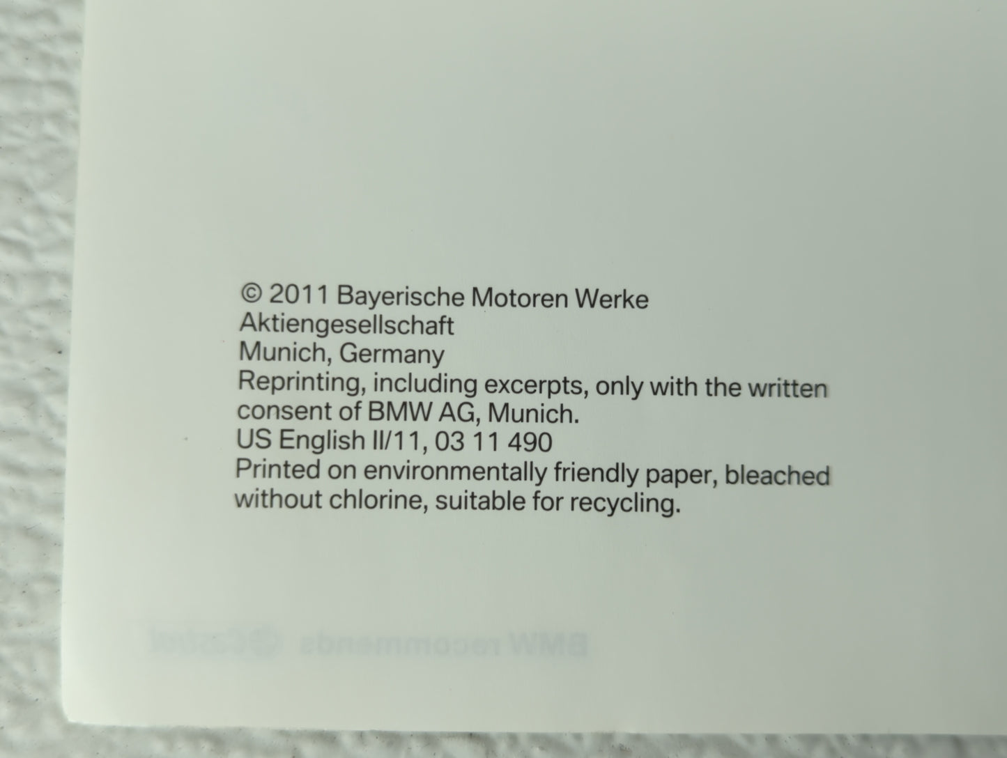 2011 Bmw 528i Owners Manual Book Guide OEM Used Auto Parts - Oemusedautoparts1.com