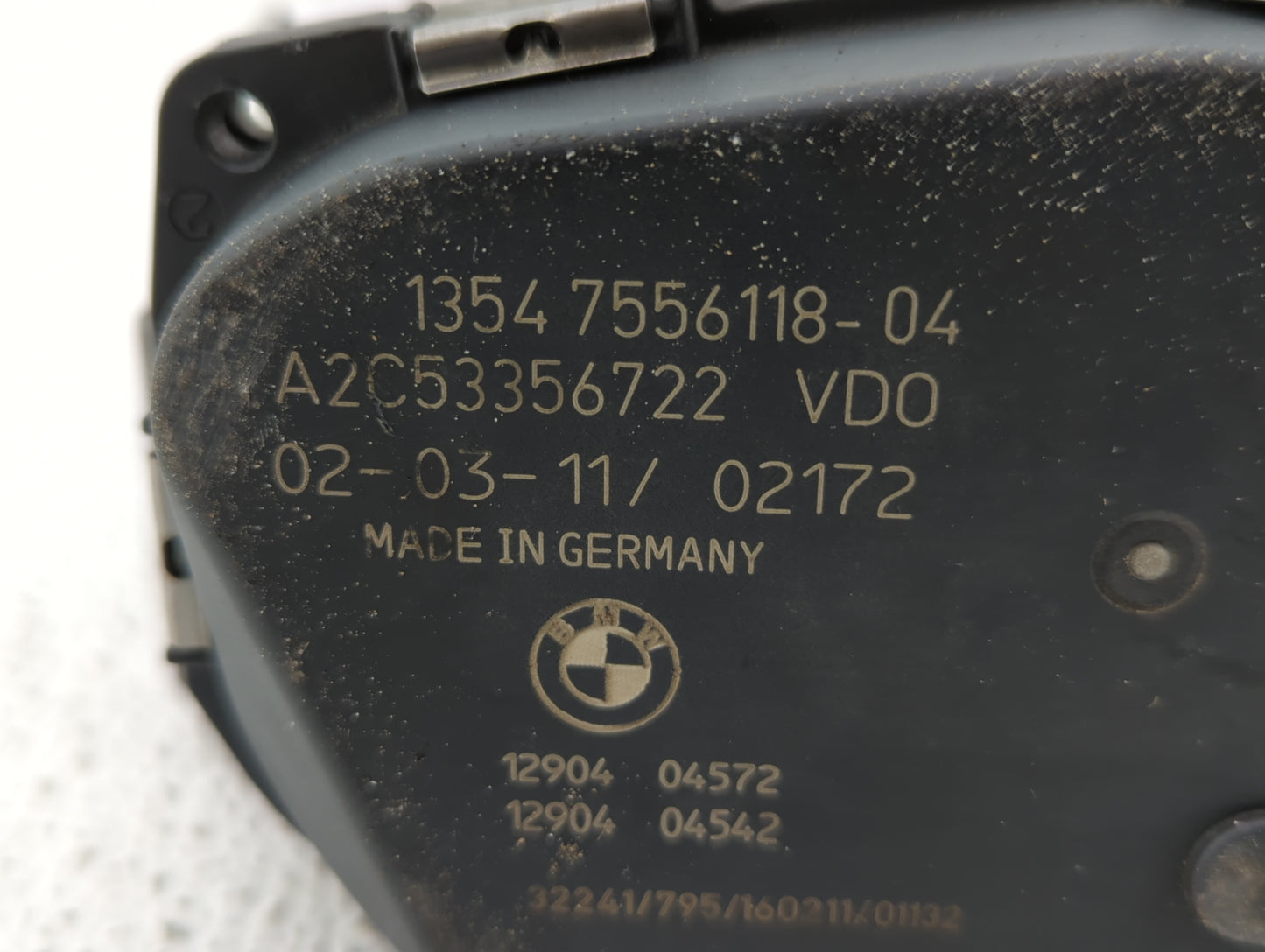 2008-2011 Bmw 528i Throttle Body P/N:7556118-01 1354 7556118-03, 1354 7556118-04 Fits Fits 2007 2008 2009 2010 2011 2012 201