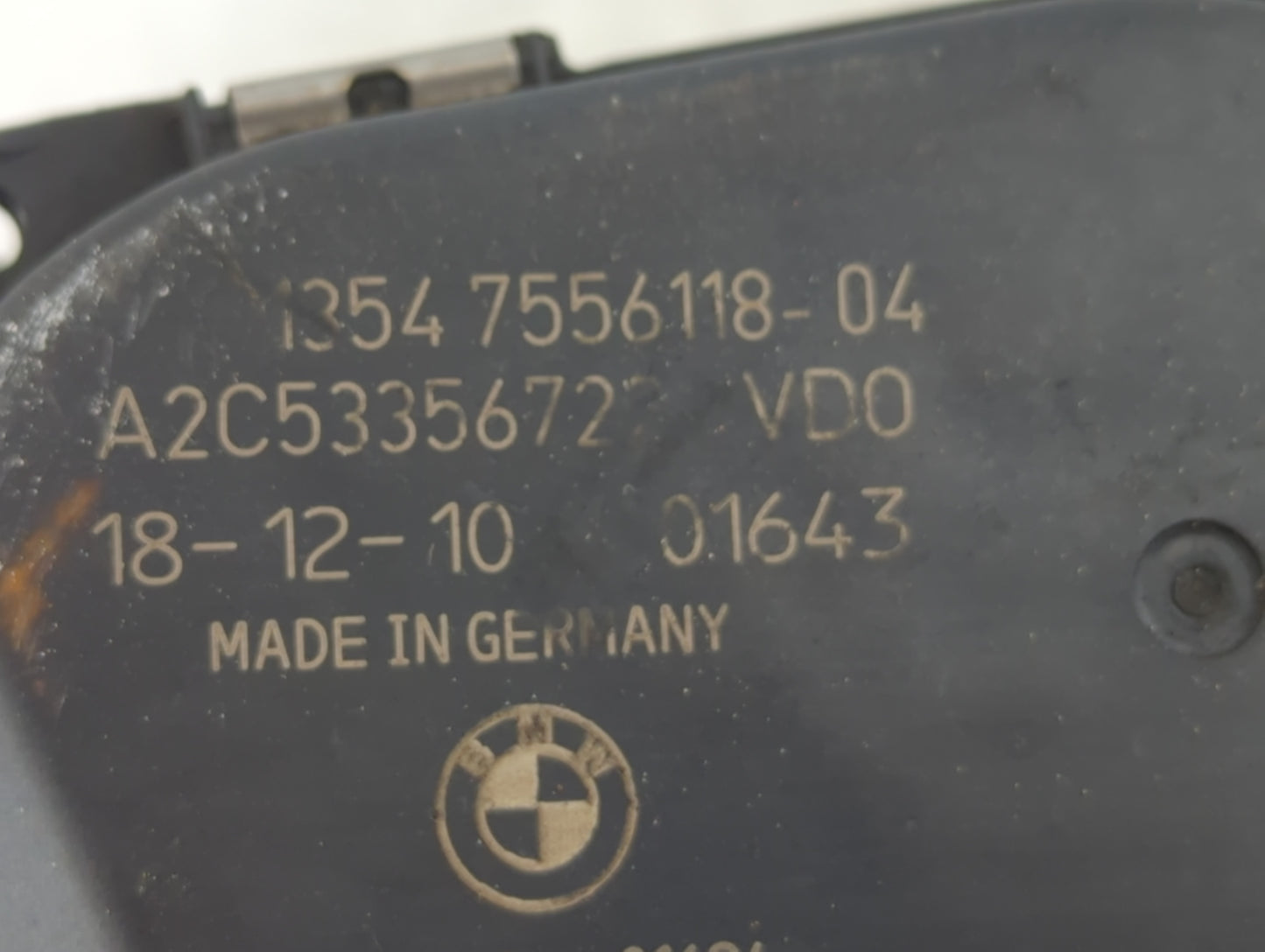 2008-2011 Bmw 528i Throttle Body P/N:A2C53356722 1354 7556118-04 Fits Fits 2007 2008 2009 2010 2011 2012 2013 OEM Used Auto