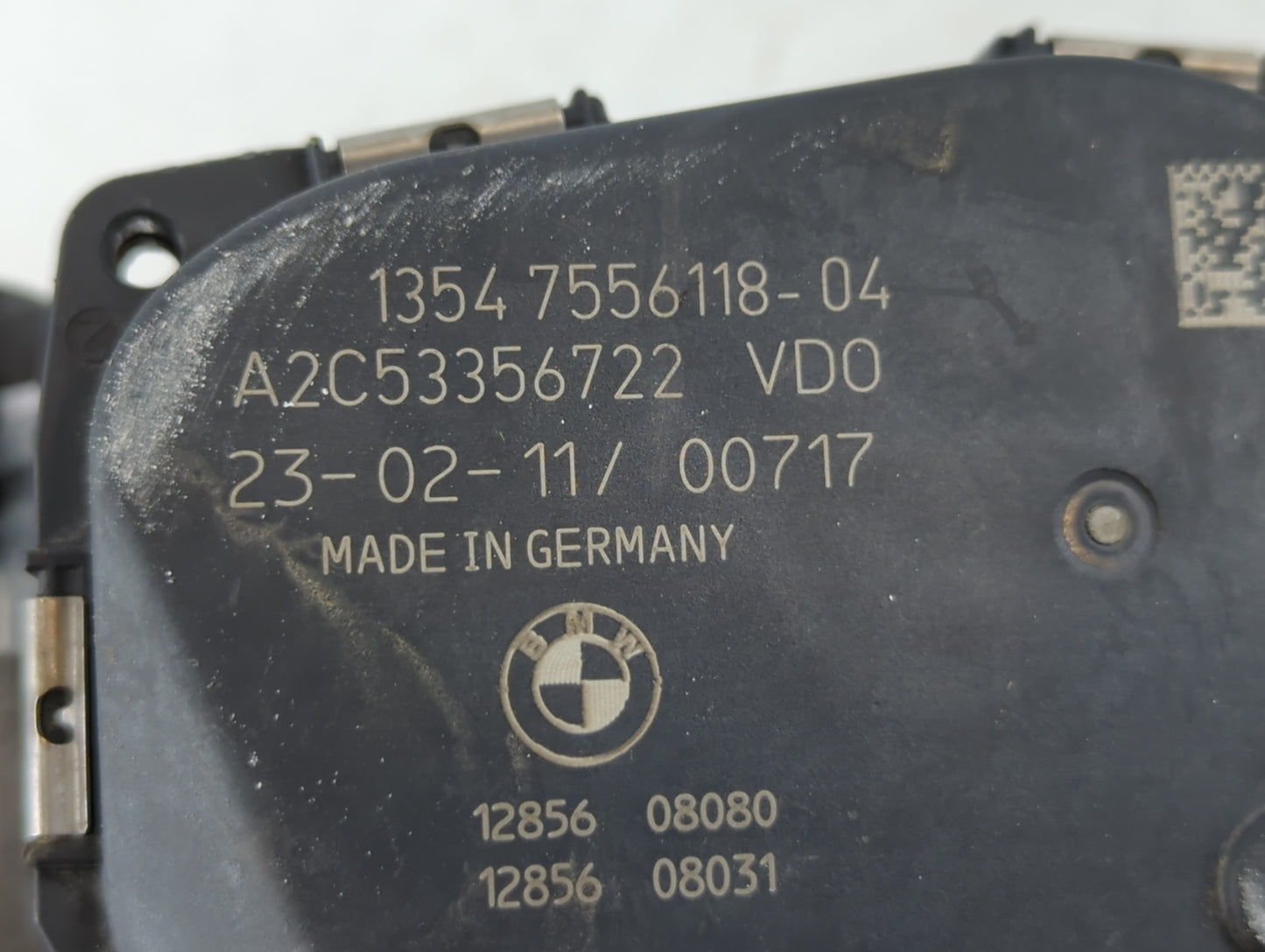 2008-2011 Bmw 528i Throttle Body P/N:A2C53356722 1354 7556118-04 Fits Fits 2007 2008 2009 2010 2011 2012 2013 OEM Used Auto