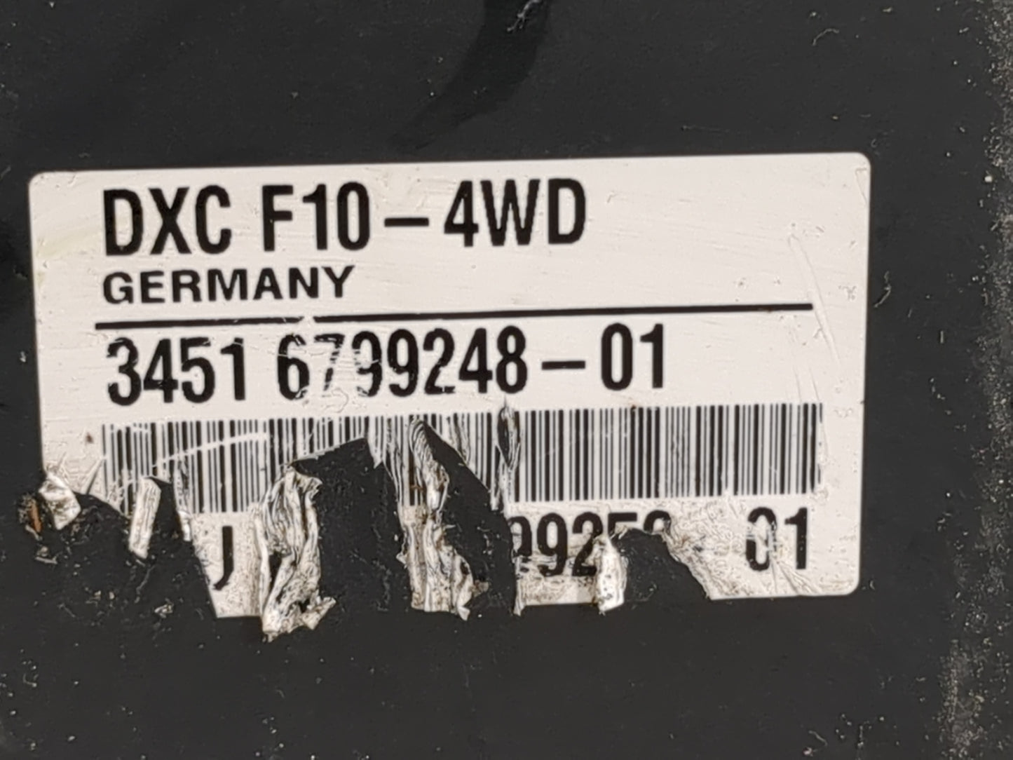 2011-2012 Bmw 535i ABS Pump Control Module Replacement P/N:DXC F10-4WD 3451 6799248-01 Fits Fits 2011 2012 OEM Used Auto Par