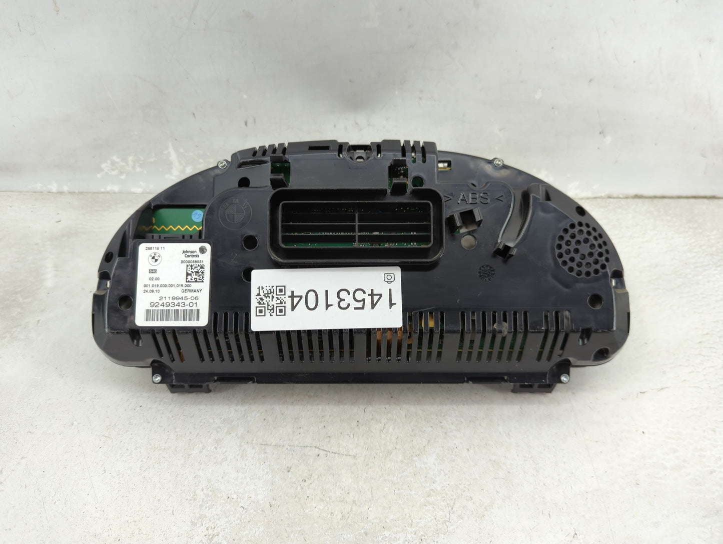 2011 Bmw 535i Instrument Cluster Speedometer Gauges P/N:9249343-01 64841481, 505737 Miles: Fits OEM Used Auto Parts - Oemuse