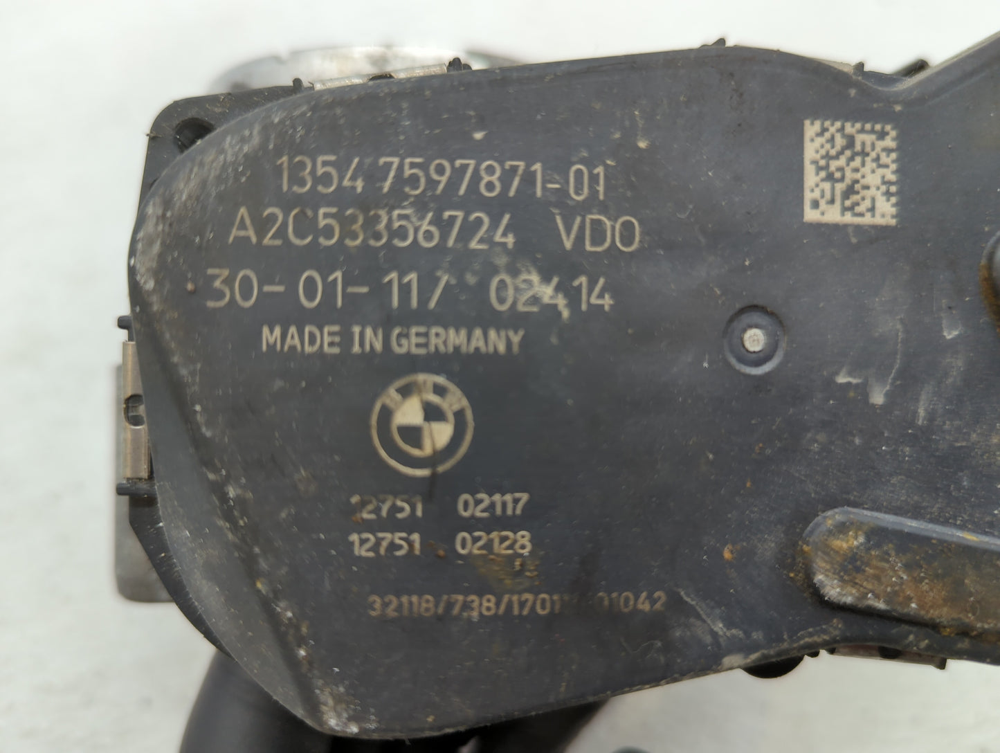 2010-2017 Bmw 535i Throttle Body P/N:7597871 1354 7597871 Fits Fits 2010 2011 2012 2013 2014 2015 2016 2017 2018 2019 OEM Us