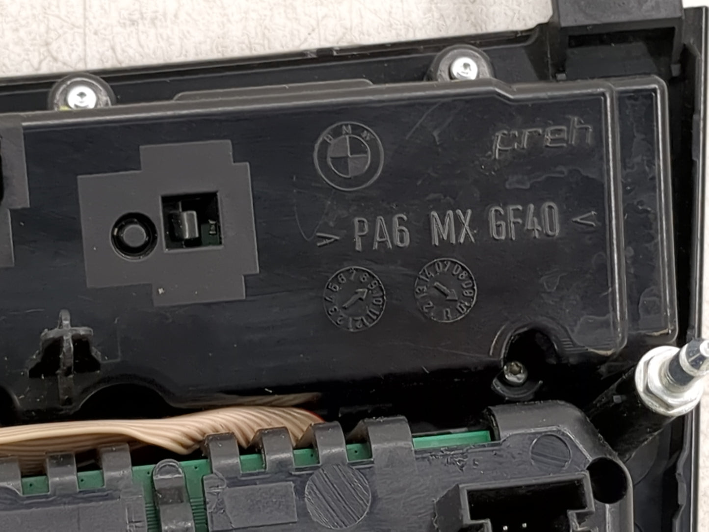 2009-2012 Bmw 750i Climate Control Module Temperature AC/Heater Replacement Fits Fits 2009 2010 2011 2012 2013 OEM Used Auto