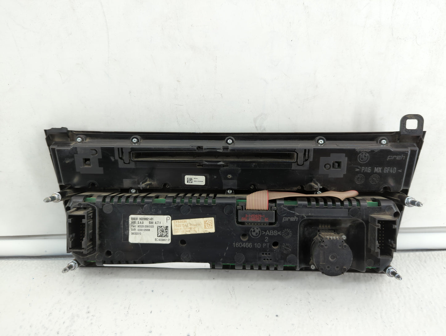 2011 Bmw 750i Climate Control Module Temperature AC/Heater Replacement P/N:75651541 9229821 Fits OEM Used Auto Parts - Oemus