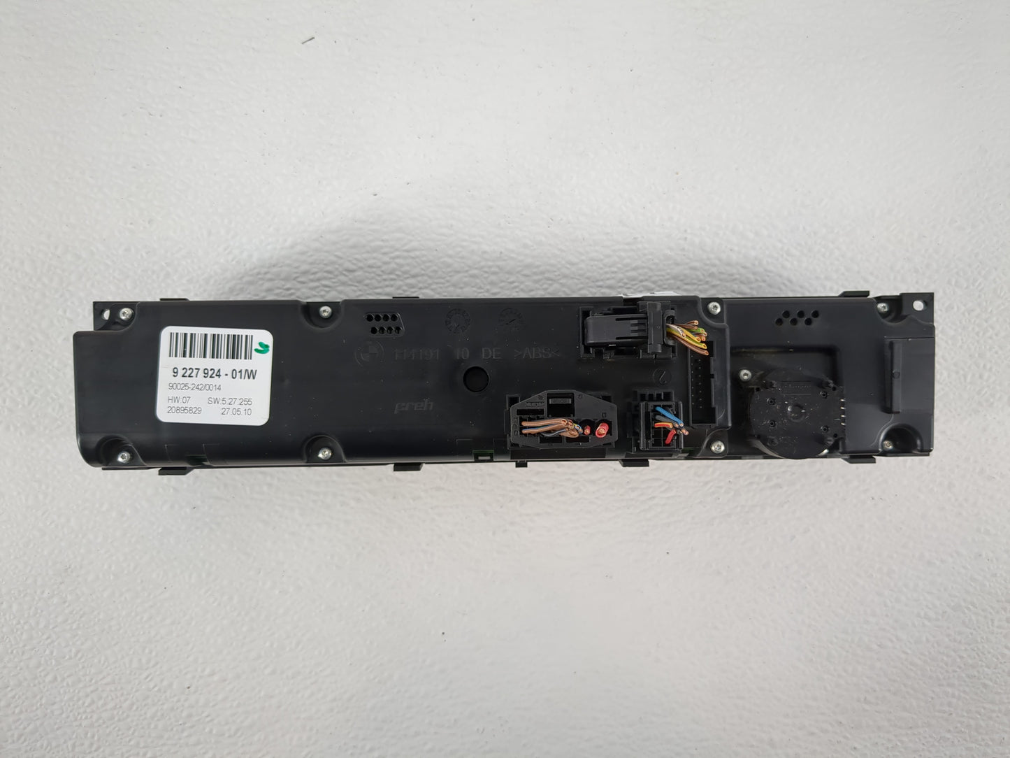 2007-2013 Bmw X5 Climate Control Module Temperature AC/Heater Replacement P/N:9 227 924 -01/W Fits OEM Used Auto Parts - Oem