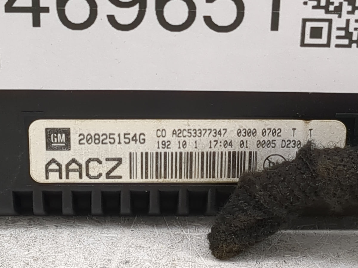 2010-2012 Buick Lacrosse Information Radio Display Screen 1469651 - Oemusedautoparts1.com