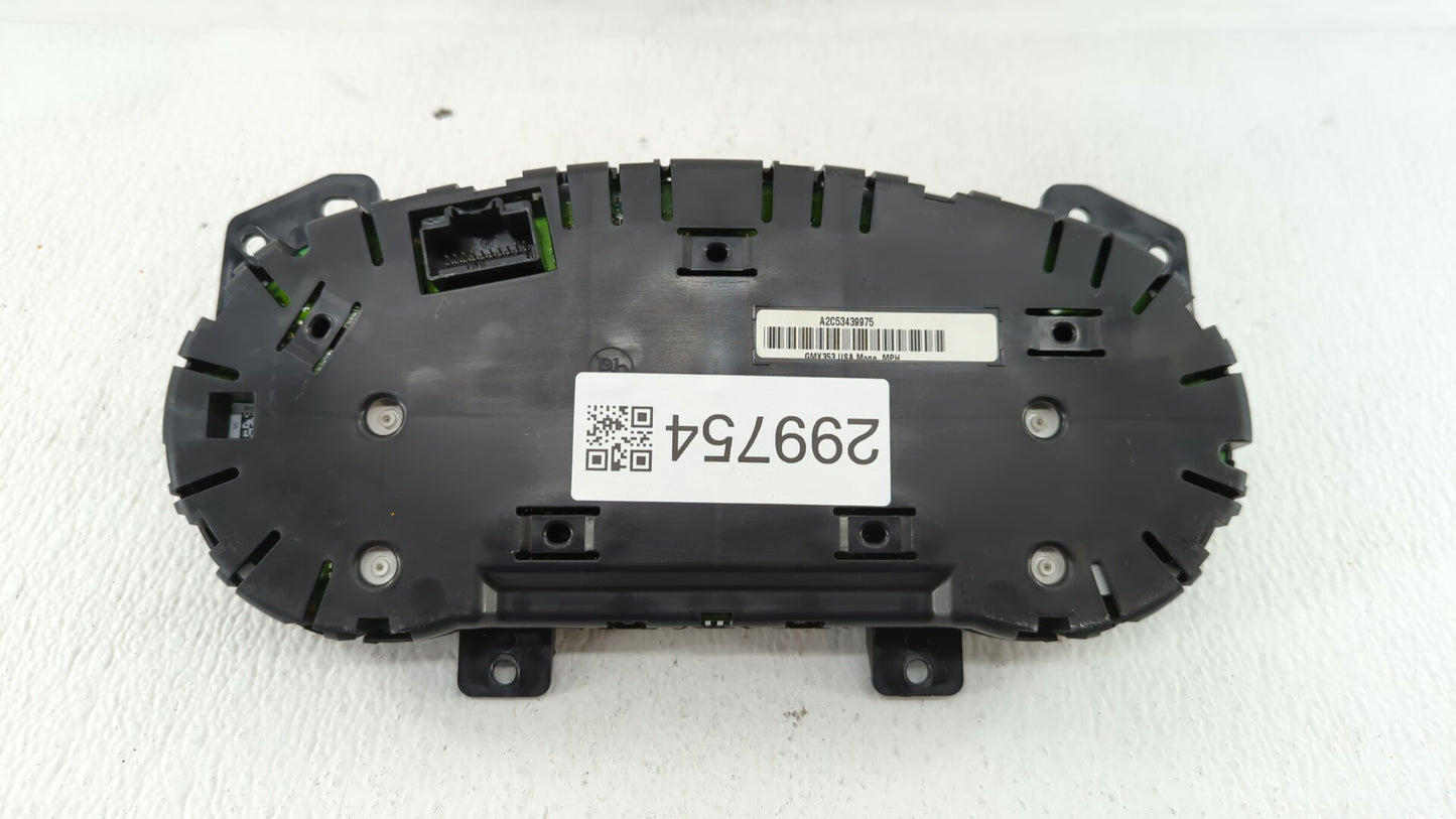 2011 Buick Lacrosse Instrument Cluster Speedometer Gauges P/N:22783151 A2C53439975, 22788031 Fits OEM Used Auto Parts - Oemu