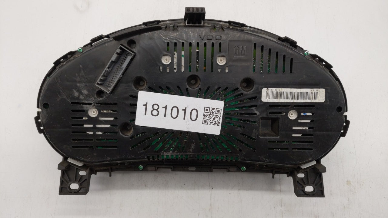 2011 Buick Regal Instrument Cluster Speedometer Gauges P/N:20970757 13332274 Fits OEM Used Auto Parts - Oemusedautoparts1.co