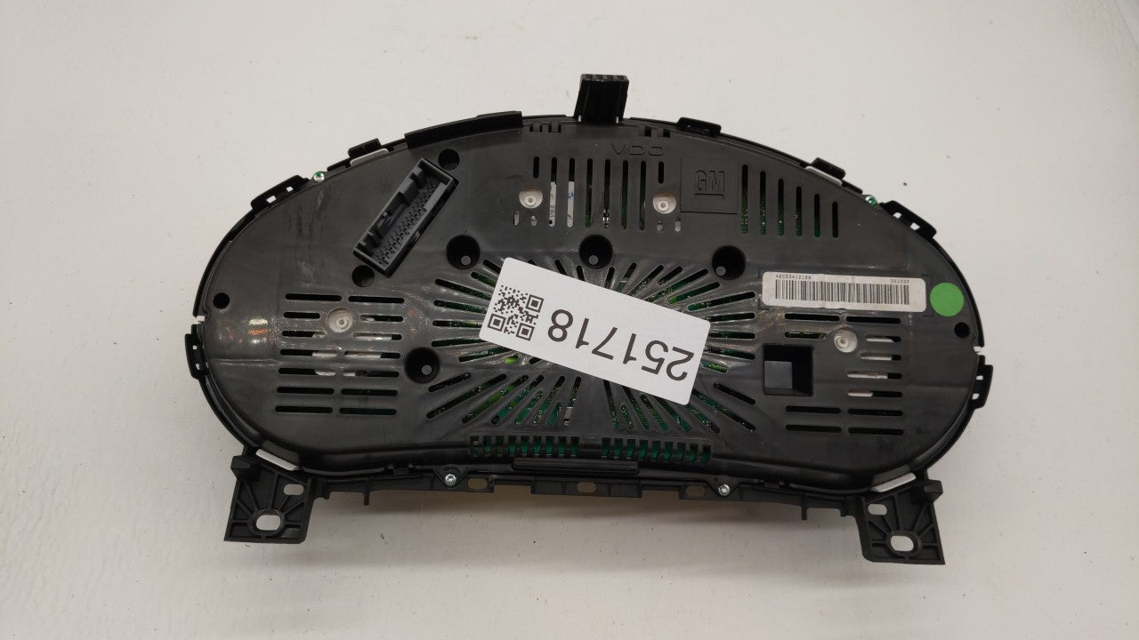 2011 Buick Regal Instrument Cluster Speedometer Gauges P/N:20970757 Fits OEM Used Auto Parts - Oemusedautoparts1.com