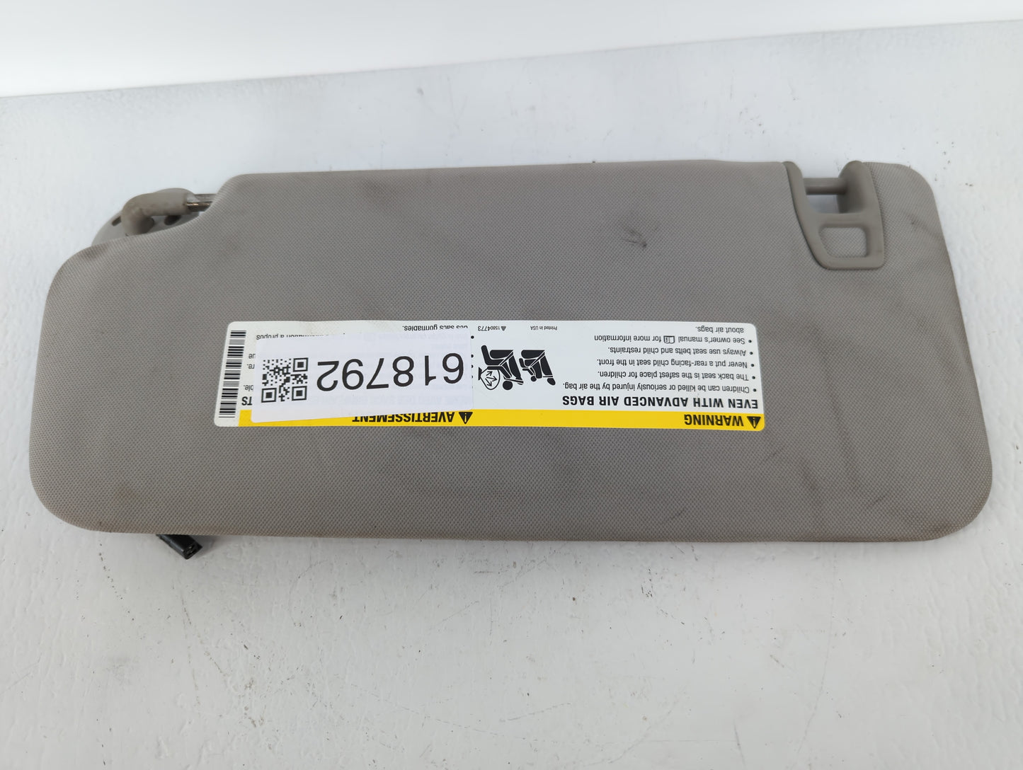 2010-2013 Cadillac Cts Sun Visor Shade Replacement Passenger Right Mirror Fits Fits 2010 2011 2012 2013 OEM Used Auto Parts