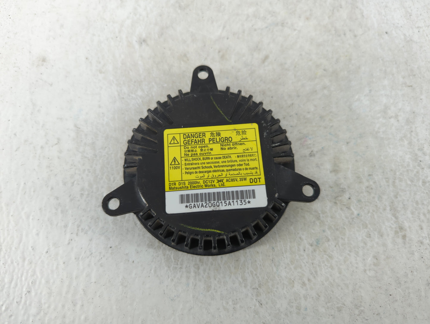 2010-2012 Cadillac Cts Headlight Ballast Head Light - Oemusedautoparts1.com