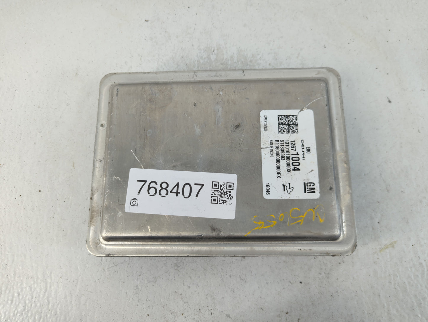 2011 Cadillac Cts PCM Engine Control Computer ECU ECM PCU OEM P/N:12671004 Fits OEM Used Auto Parts - Oemusedautoparts1.com
