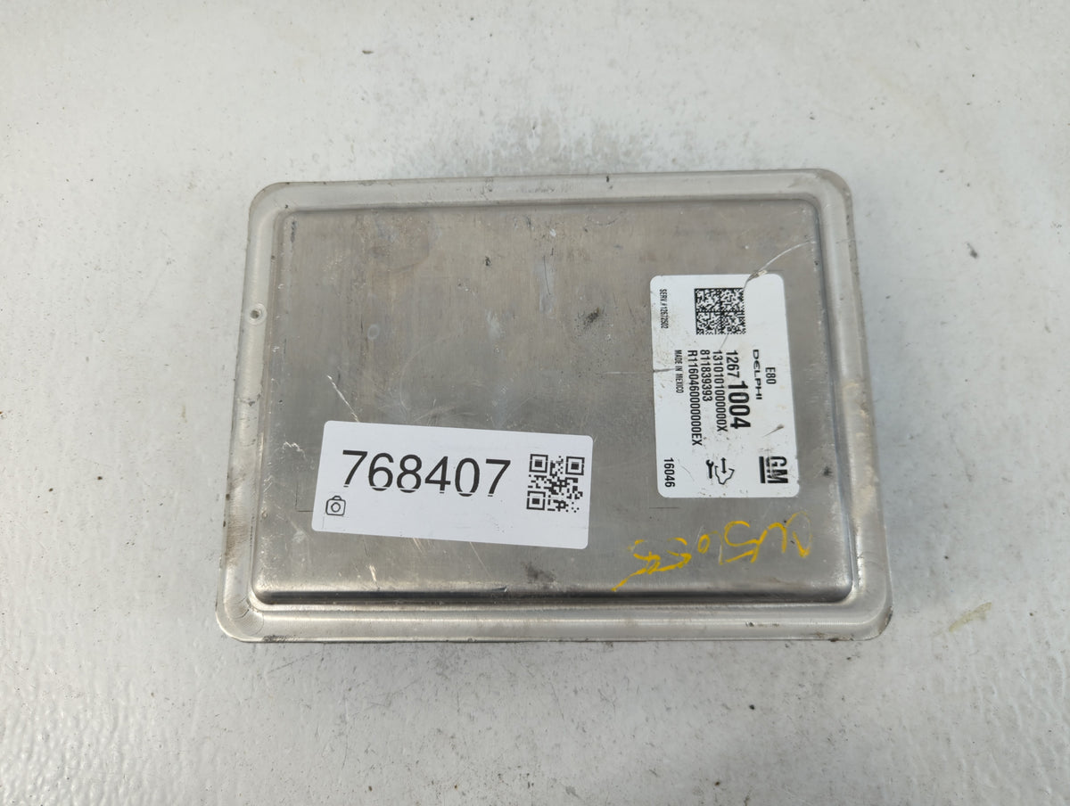 2011 Cadillac Cts PCM Engine Control Computer ECU ECM PCU OEM P/N:12671004 Fits Fits 2012 OEM Used Auto Parts - Oemusedautop