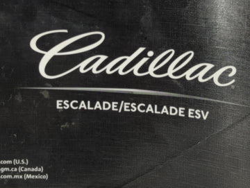 2011 Cadillac Escalade Owners Manual Book Guide P/N:25965920 OEM Used Auto Parts