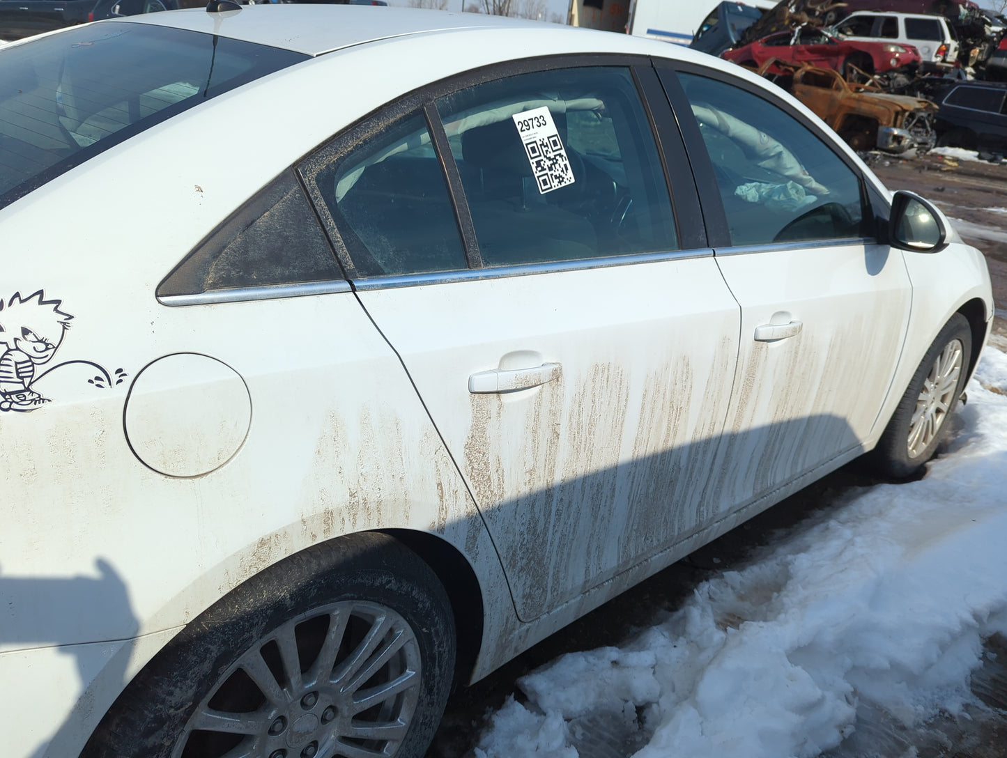 2011-2012 Chevrolet Cruze Passenger Rear Door Oem - Oemusedautoparts1.com