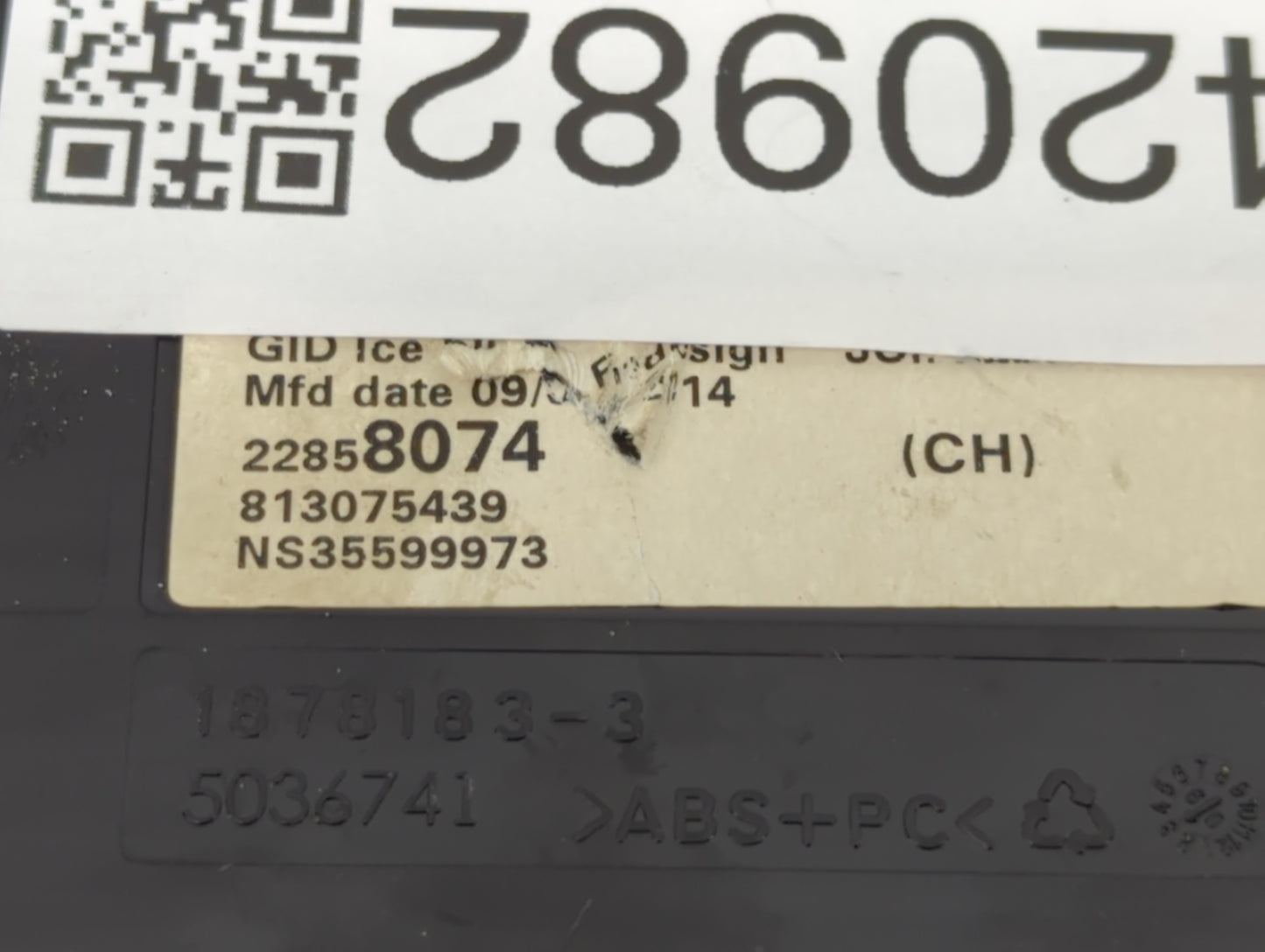 2011-2016 Chevrolet Cruze Information Display Screen - Oemusedautoparts1.com