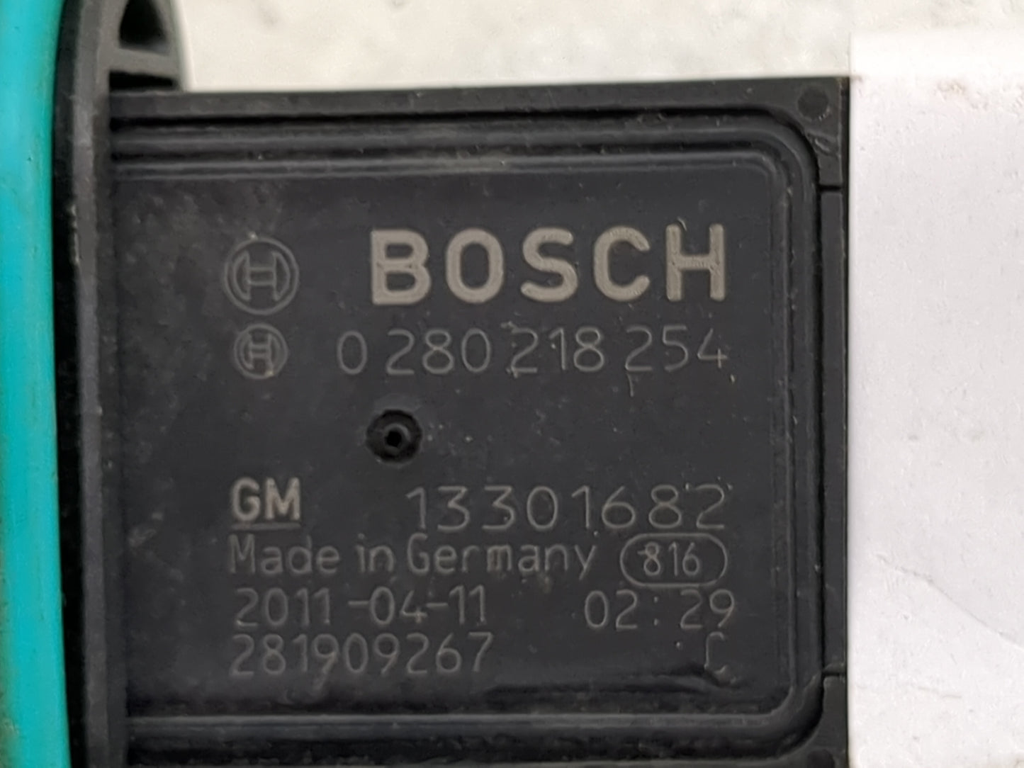 2011-2012 Chevrolet Cruze Mass Air Flow Meter Maf 1486696 - Oemusedautoparts1.com